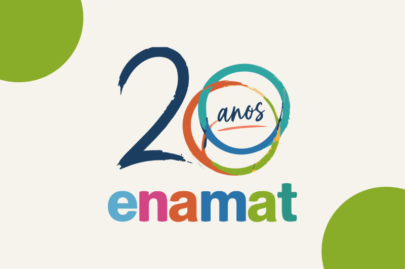 Enamat lança marca comemorativa dos 20 anos da escola 